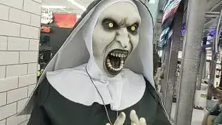 Valak the nun spirit Halloween in store demo