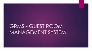 ELECTRICAL ENGINEERING V001 - GUEST ROOM MANAGEMENT SYSTEM -GRMS