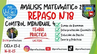 UNALM-AM2 🧮 REPASO 18: Soluci&oacute;n P.C 4 24.1😎 | Ciclo 25-2