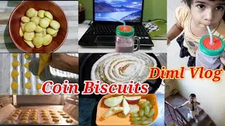 Diml Vlog in Tamil/Bakery Style Coin Biscuits/Pineapple Drop Biscuit Recipe/Coin Biscuit in Tamil