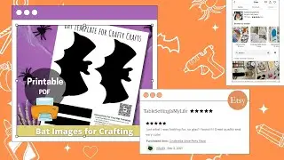 Craft Kit (Instant Download): Make Your Own Flying Paper Bat