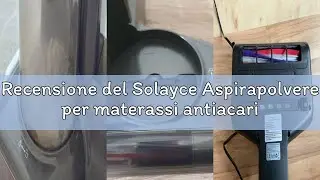 Recensione del Solayce Aspirapolvere per materassi antiacari, aspirapolvere antiacari da 16 KPA con