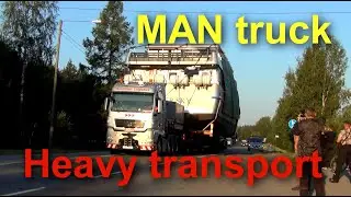 Heavy transport MAN TGX 680 HP monster truck
