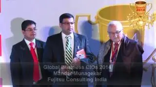 Global Business CIOs 2014 - Mandar Munagekar, Fujitsu Consulting India