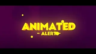 Twitch Alerts Animation with Cartoon Style