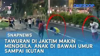 Tawuran di Jaktim Makin Menggila, Anak Di Bawah Umur Sampai Ikutan | Snapnews