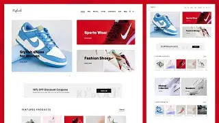Stylish | eCommerce Shoe Store Website Template with Source Code