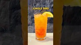 Jungle Bird (a delicious tiki cocktail with a italian twist)Recipe in comments 👇 #cocktails #drinks
