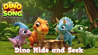 Dino Jungle Hide and Seek - Nursery Rhymes & Kids Songs - Dino and Song