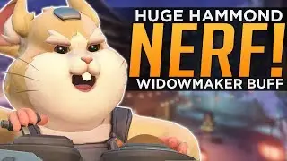 Overwatch: HUGE Hammond NERF! - Widow Grapple BUFF!