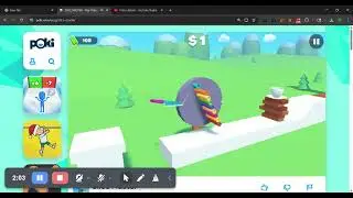 playing Slice Master on my old ass laptop