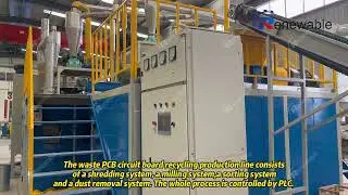 Waste PCB boards crushing and separating machine, get precious metal