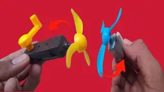Diy Found  Mini Hand Fan With Propellers And Repair \ #mini toy