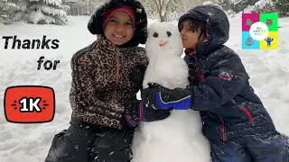 First Snowfall of the Season In USA 2020  - NS ROBOT KIDZ