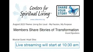 2023-08-20 | Members Share Stories of Transformation - Guest Speakers