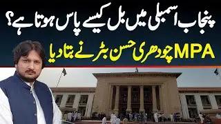 Punjab Assembly Mein Bill Kaise Pass Hota Hai - MPA Hassan Bhutar Ne Sab Bata Deya