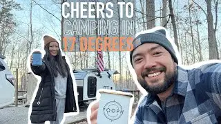 Winter Camping in a Teardrop Camper! Cloudland Canyon State Park, GA