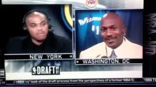 Michael Jordan & Charles Barkley at the 2001 NBA Draft