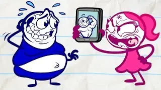 Pencilmate Has a SILLY Selfie Syndrome!