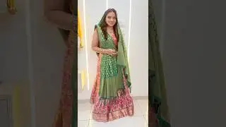 How to drape dupatta on Lehenga for Teej/ Chauth/ Festival| Dupatta On Head| Lehenga Dupatta