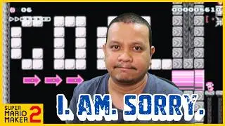 PUBLIC APOLOGY TO THE TROLL COMMUNITY - Mario Maker 2 Troll Level Collab by Shadekitty and xTofu