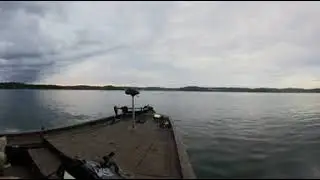 360 Video | Tablerock Lake Thunderstorm | G3 Sportsman 19
