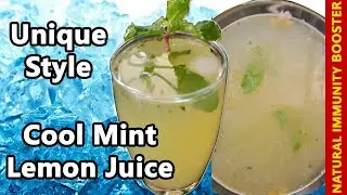 Mint Lemonade Recipe - Refreshing Nimbu Pudina Sharbat - Lemonade Indian Style नींबू पानी