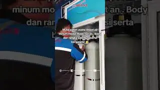 PAKET MESIN DEPOT AIR MINUM MODAL 15 JUTAAN!!  #depotairminum #ideusaha #aqualux