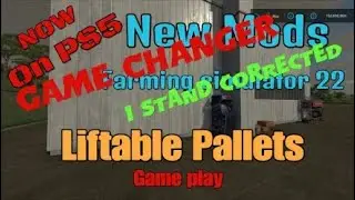 FS22    Liftable Pallets   New mod for Mar 9