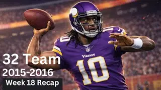 Madden Retro League 15-16 Week 18 Recap