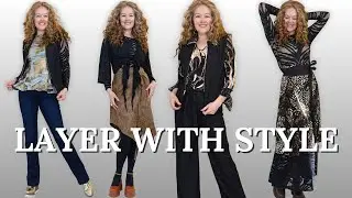 Winter Layering Outfits That Make You Look TALLER! Fashion Over 40