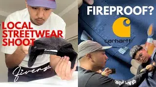 FIRE RESISTANT CARHARTT?! + LOCAL STREETWEAR SHOOT WITH THE CREW (COMMON CREATIVE DEPARTMENT)