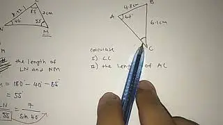 F4 Addmath KSSM Chapter 9: Solution of Triangles (9.1 Sine Rule)