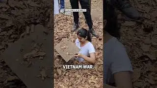 Hidden underground tunnel in Vietnam! 😮🇻🇳  -  🎥 bhavana_raavi