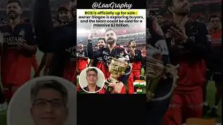 RCB sale in 17 Thousand Crore #india #cricket #viralvideo #news #modiji #motivation #cricketnews #yt