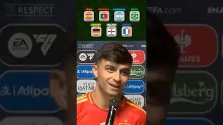 Pedri picked his favourite players from nations 😱🔥 #efootball2023 #efootball2024