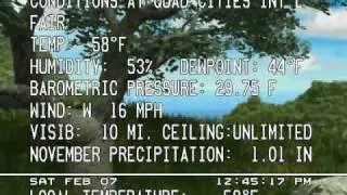 WeatherSTAR 3000 emulator - Animated Background