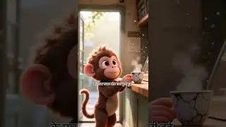 बंदर की याद...#monkey #ai #love #hindi #aivideo #moralstories