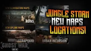 GHOST WAR - Jungle Storm NEW Maps Locations!