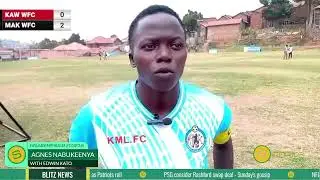 FWSL: KAWEMPE MUSLIM LFC  AGNES NABUKEENYA POST MATCH INTERVIEW AFTER THIER 0-2 LOSS TO MAKERERE