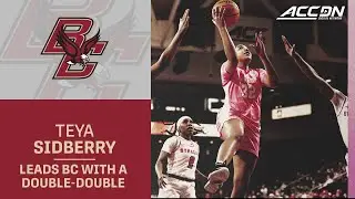 Teya Sidberry Leads Boston College With A Double-Double