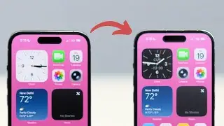 Как изменить значок часов на главном экране iPhone (iOS 26)