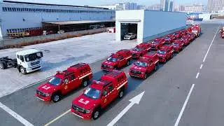 New fire pick up trucks are ready to ship!