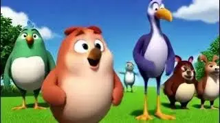 🐦✨Funny Unlikely Bird Friendships |  Cute Animal Song for Kids | Birds and Friends Nursery Rhyme