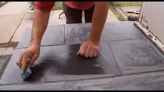 How to lay slate floor tiles