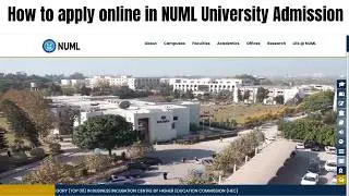 How to Apply in NUML University Admission 2026 | Online Application Form Full Guide discription