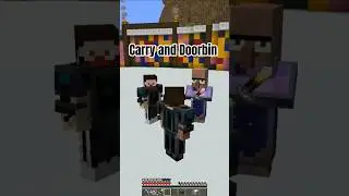 Carry and Doorbin Got Stuck on Avaritia Island in Minecraft..