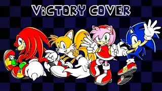 FNF COVER || Victory but Knuckles, Tails, Amy and Sonic sing it ||