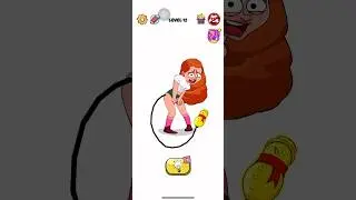 Draw puzzle game level 12#youtubeshorts #puzzle #shortvideo #drawpuzzle