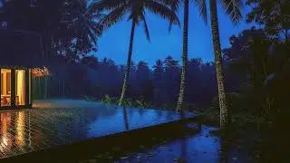 Rain Sounds For Sleeping 🌩️ Deep Jungle Rain And Thunder All Night